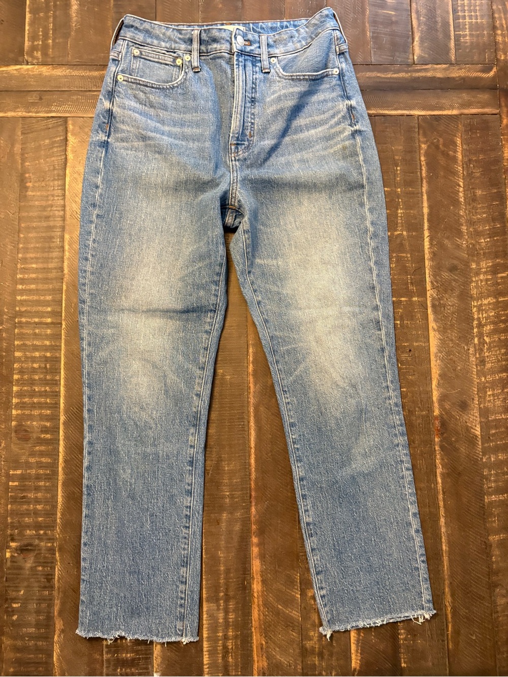 Madewell Jeans Womens Size 28 Curvy Perfect Vintage Straight High Rise Classic